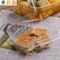 Takeaway Transparent Plastic Food Bowl Vegetables Fruit Bowl